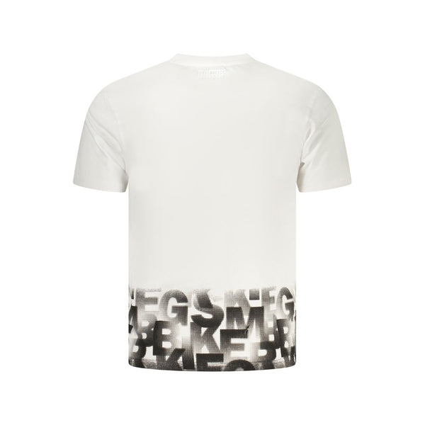 Bikkembergs White Cotton Men's T-Shirt