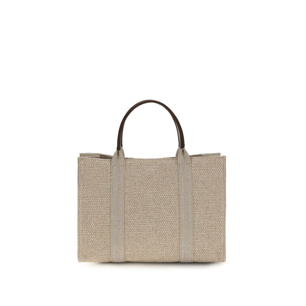 The Row Beige Fabric Shoulder Bag