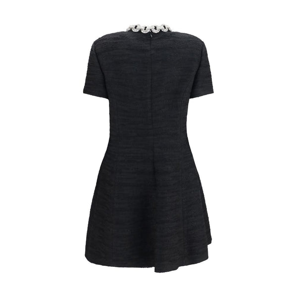 Valentino Garavani Black Cotton Cocktail Dress