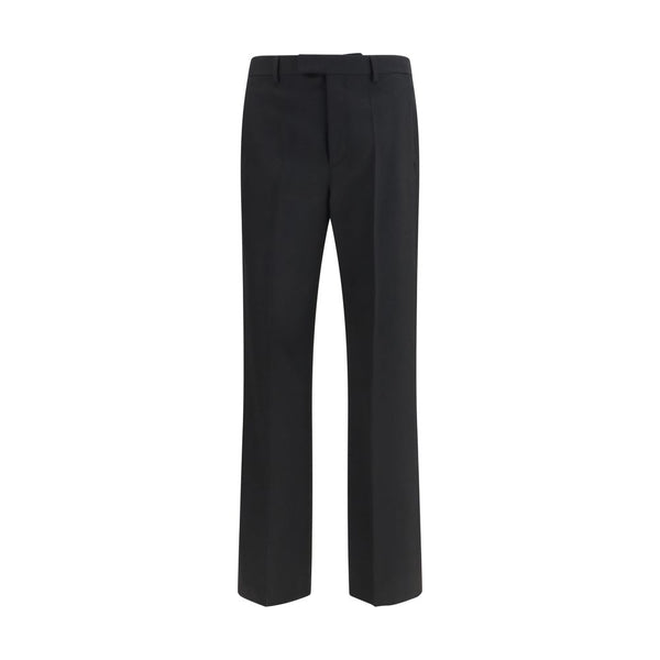 Valentino Garavani Black Wool Oves Aries Dress Pants
