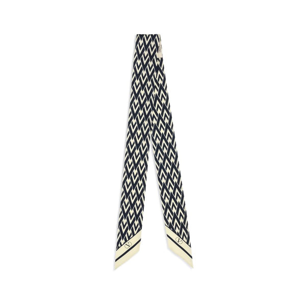 Valentino Garavani Blue Silk Scarf