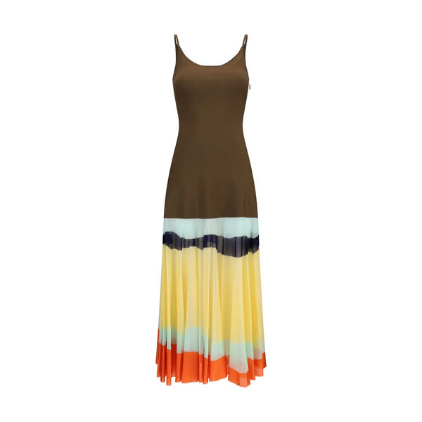 Fendi Multicolor Viscose Casual Dress