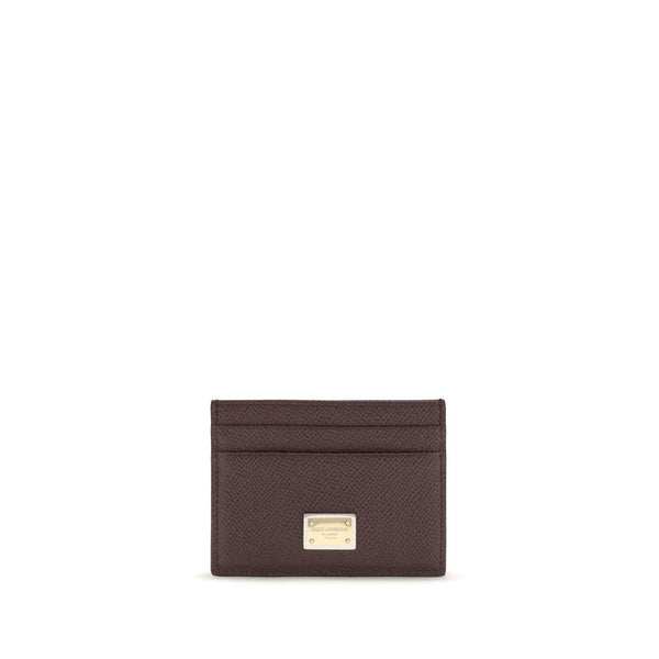 Dolce & Gabbana Brown Calf Leather Bos Taurus Wallet