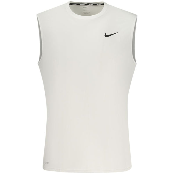 Nike White Polyester Men's Tank