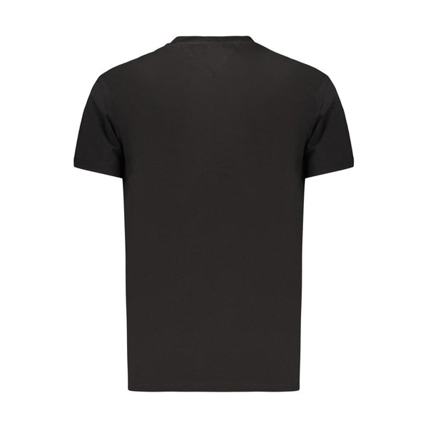 Tommy Hilfiger Black Cotton Mens T-Shirt