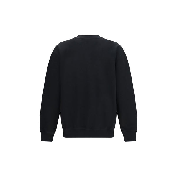 Balmain Black Cotton Sweatshirt