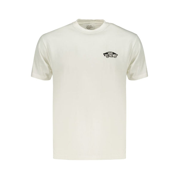 Vans White Cotton Men's T-Shirt