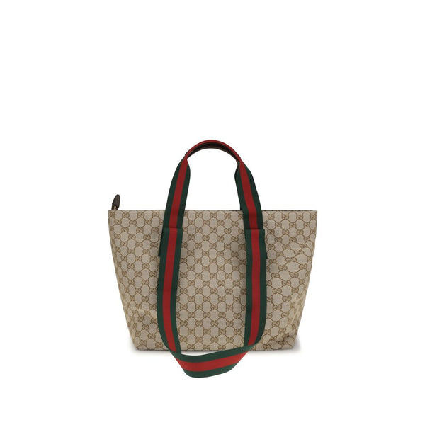 Gucci Beige Polyester Shoulder Bag