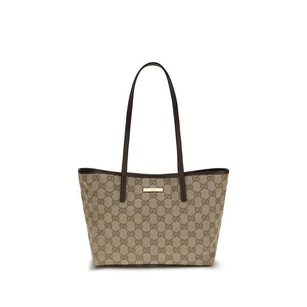 Gucci Beige Polyester Shoulder Bag
