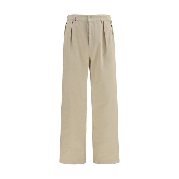 Prada Beige Cotton Casual Pants