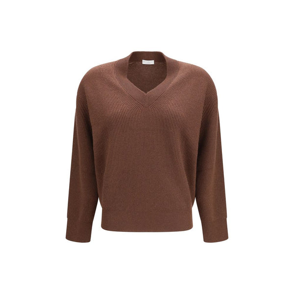 Brunello Cucinelli Brown Cashmere Sweater