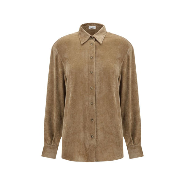 Brunello Cucinelli Beige Viscose Dress Shirt