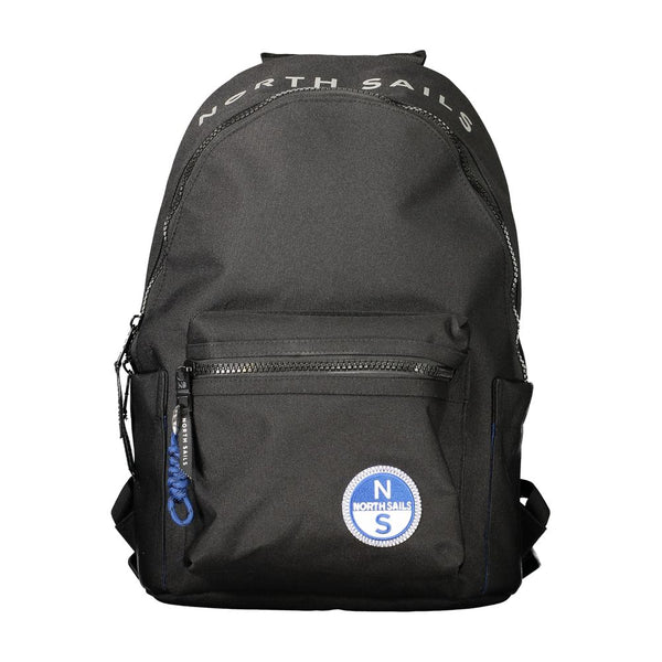 North Sails Nero Polyester Uomo Backpack with Versatile Design