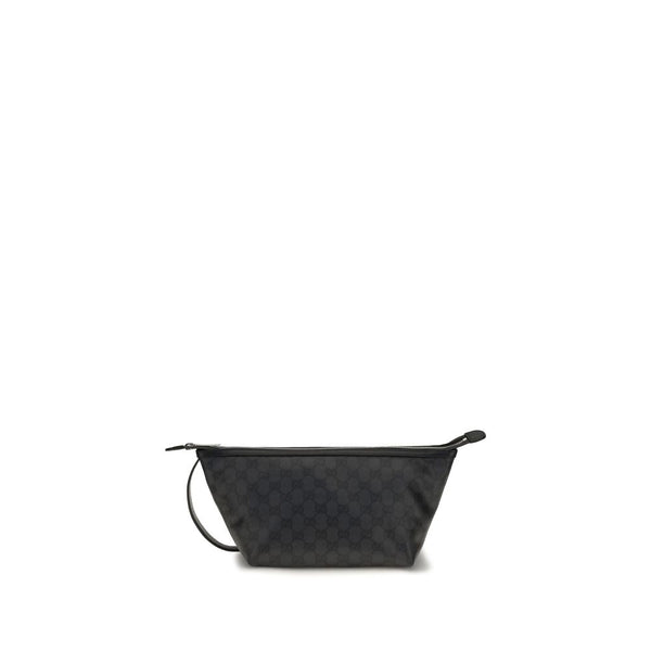 Gucci Black Cotton Clutch Bag