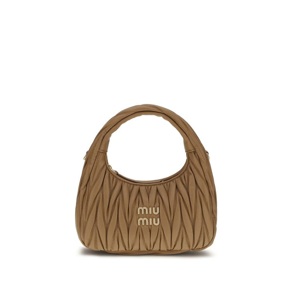 Miu Miu Beige Lamb Ovis Aries Aries Handbag
