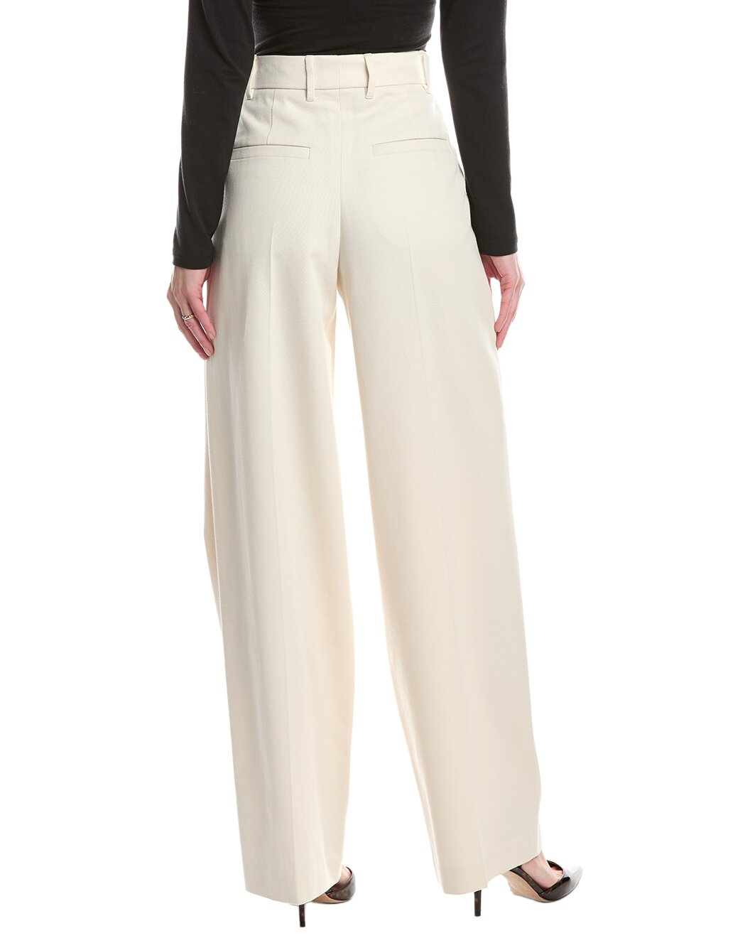 Brunello Cucinelli White Cotton Pants