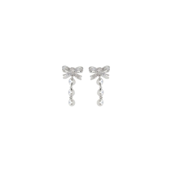 Self-Portrait Silver Brass Earrings