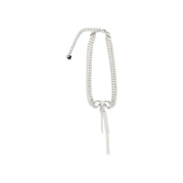 Self-Portrait Silver Brass Necklace