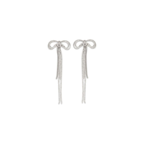 Self-Portrait Silver Brass Earrings