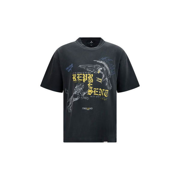 Represent Black Cotton T-Shirt