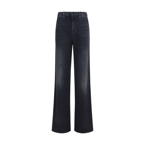 Gucci Black Cotton Straight-Leg Jeans