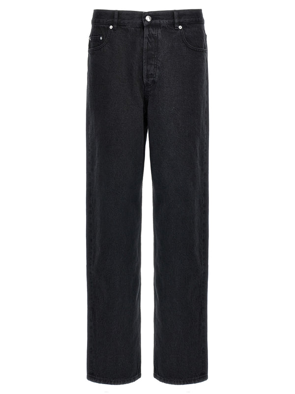 A.P.C. Black Cotton Straight-Leg Jeans