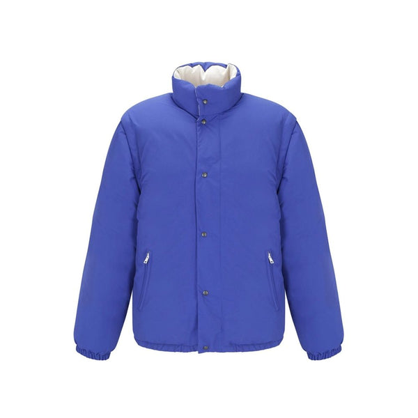 Gucci Blue Polyamide Full-Length Jacket