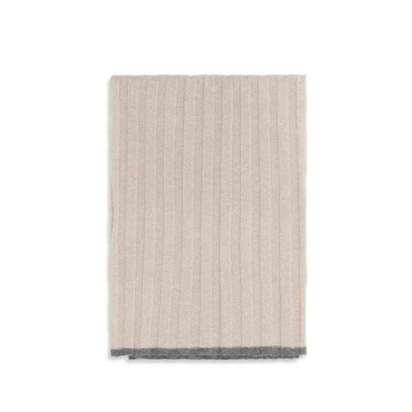 Brunello Cucinelli Beige Cashmere Scarf