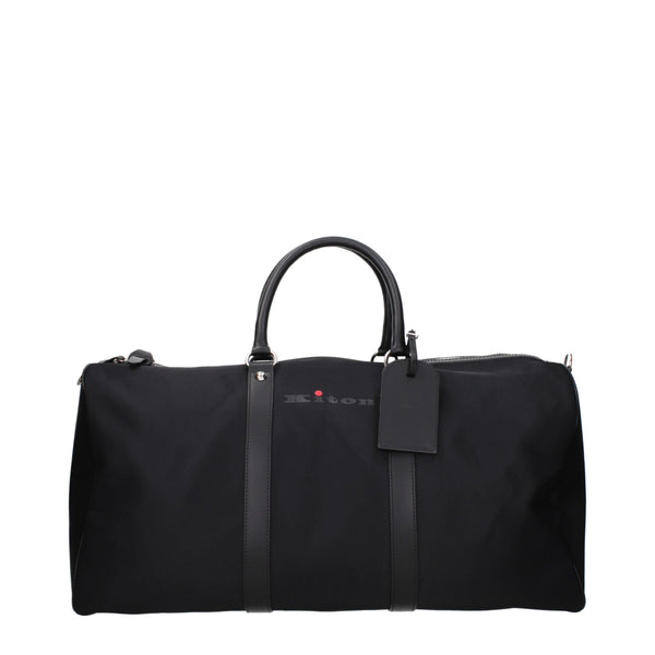 Kiton Black Nylon Luggage And Travel