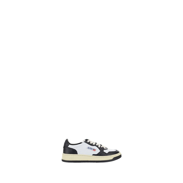 Autry White Calf Leather Bos Taurus Athletic Sneakers