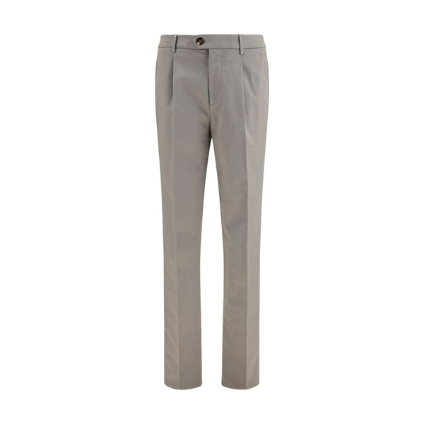 Brunello Cucinelli Bicolor Cotton Chino Pants