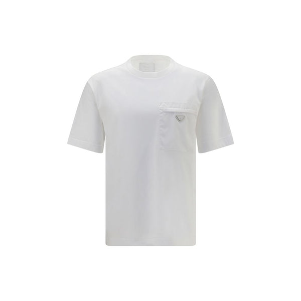Prada White Cotton T-Shirt