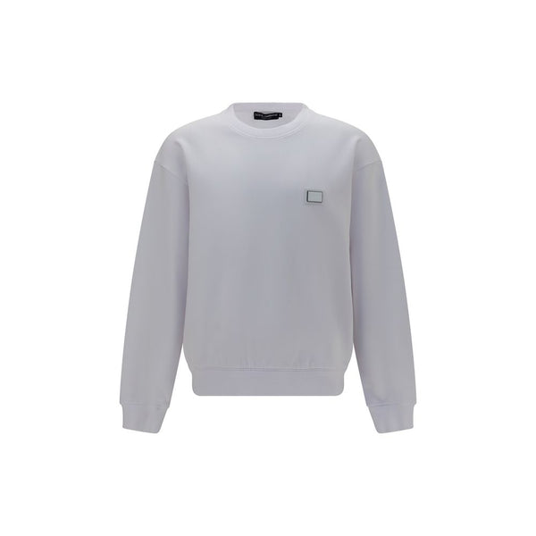 Dolce & Gabbana White Cotton Sweatshirt