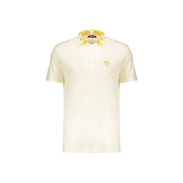 Versace Bicolor Cotton Polo Shirt