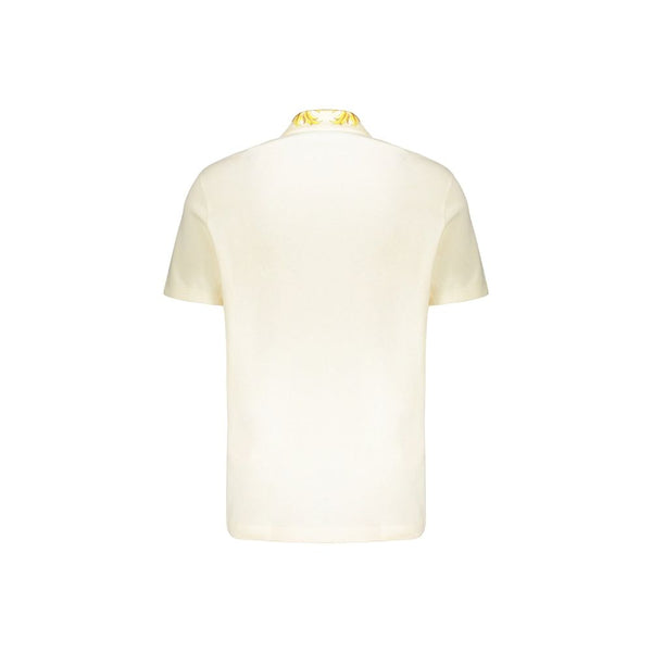 Versace Bicolor Cotton Polo Shirt