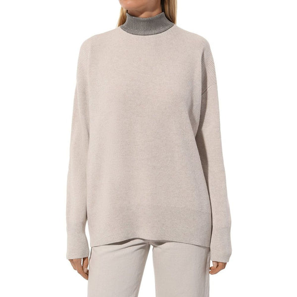 Brunello Cucinelli Beige Cashmere Sweater