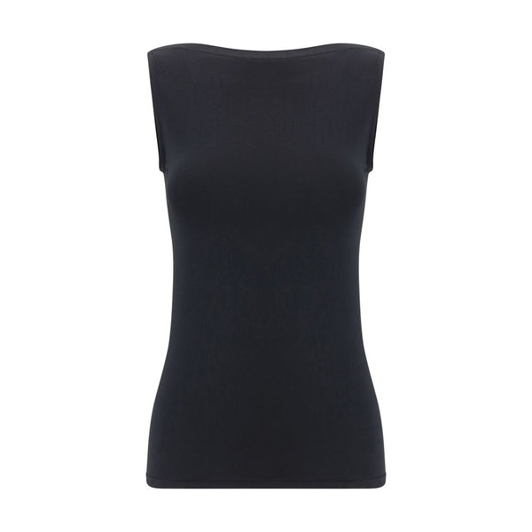 Wolford Black Modal Sleeveles T-Shirt