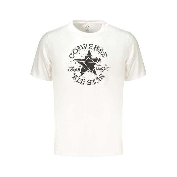 Converse White Cotton Men's T-Shirt