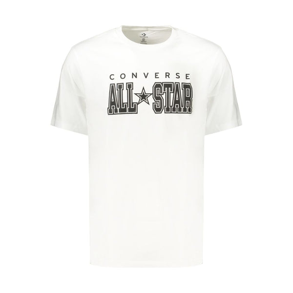 Converse White Cotton Mens T-Shirt