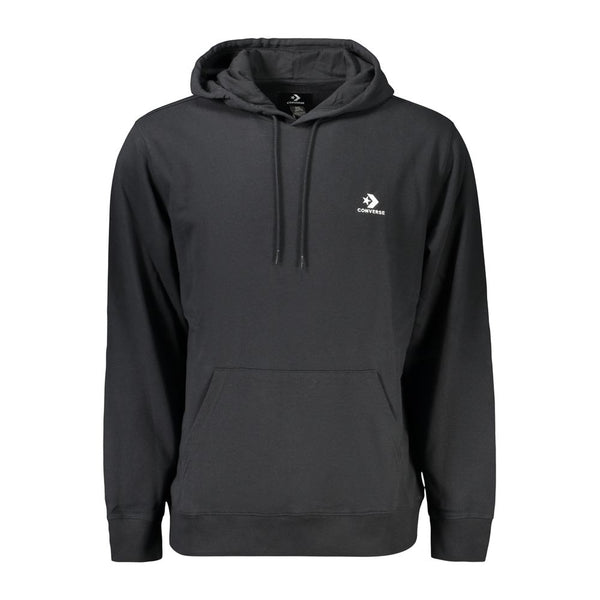 Converse Black Cotton Men's Hoodie