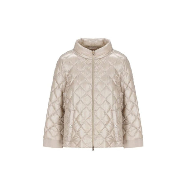 Herno Beige Polyamide Full-Length Jacket