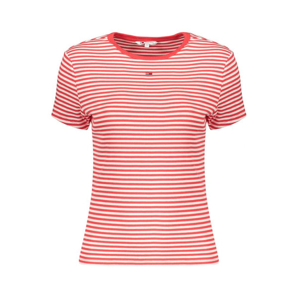 Tommy Hilfiger Red Cotton Women's T-Shirt