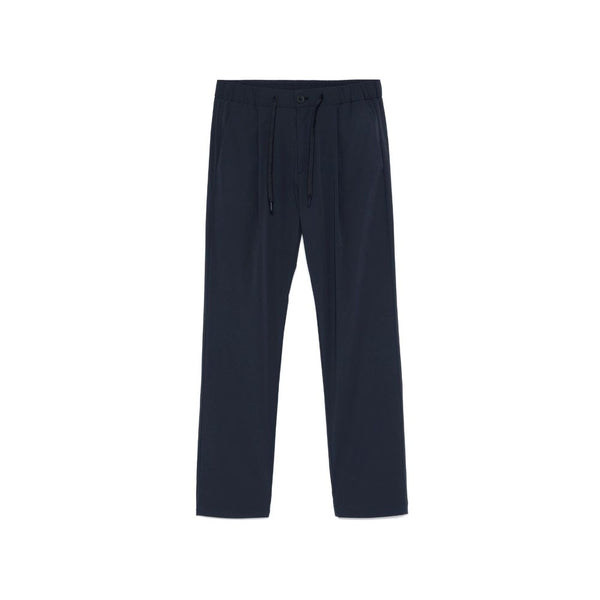 Herno Blue Elastane Casual Pants
