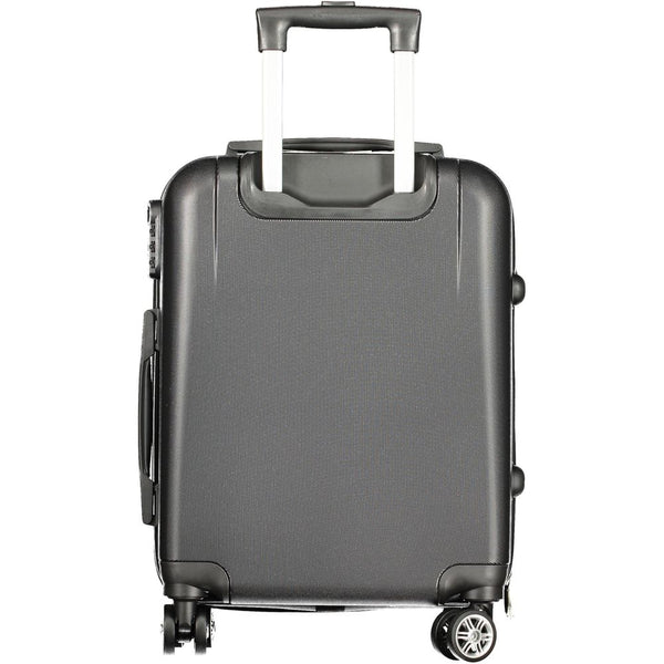 Laura Biagiotti Black Polyurethane Women's Travel Bag