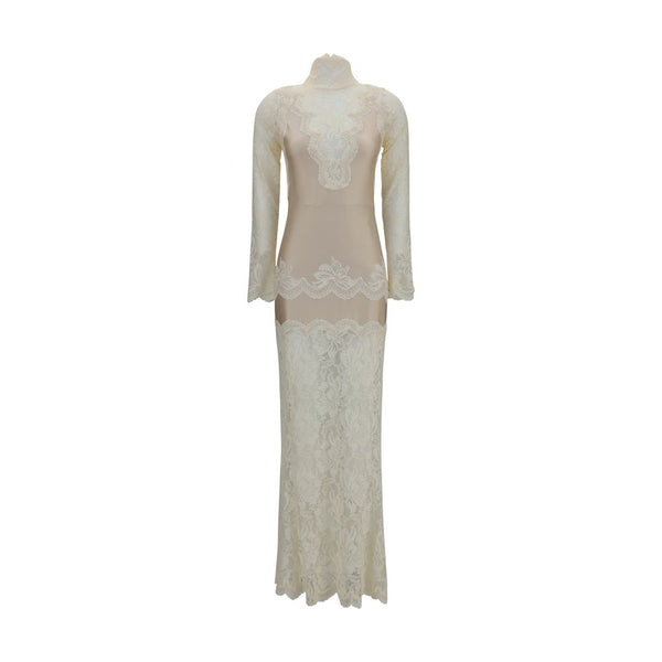 Rabanne Beige Polyamide Long Dress
