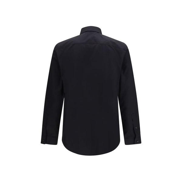 Burberry Black Cotton Dress Shirt