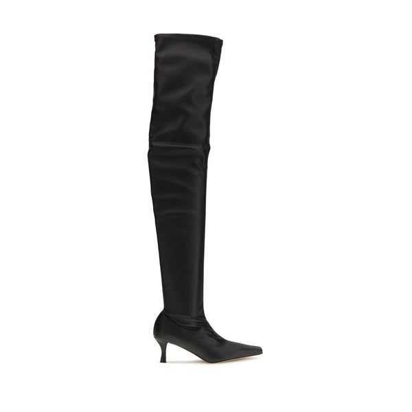 Proenza Schouler Black Polyurethane Over The Knee