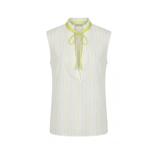 Malo White Cotton Women Shirt
