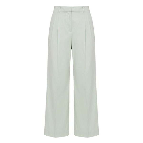 Malo Green Cotton Women Pants