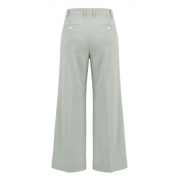 Malo Green Cotton Women Pants